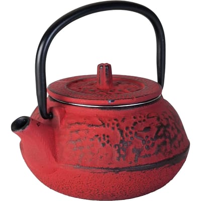 LACOR Theepot rood - 0.25 liter - gietijzer