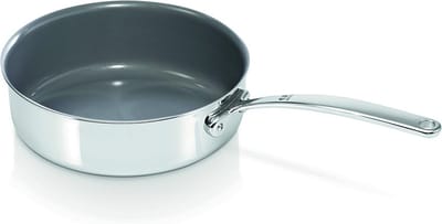Roestvrij staal pan, 24 cm diameter, hoge kwaliteit, anti-aanbak skillet