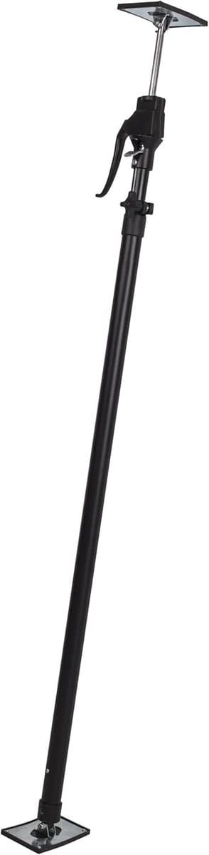 Plafondsteun - Gipsplaatdrager - Plaatsen Platen - Uittrekbaar 2.9 Meter - 120x11x8.5cm - Zwart