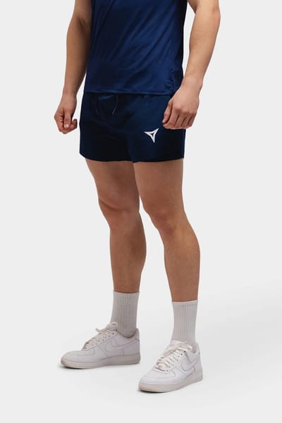 Breaking Limits Short Pro Edition Heren – 2-in-1 Compressie – Premium Trainingsshort – Navy Blue – Maat M