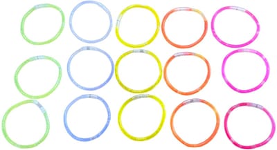 Glow in the Dark Sticks, 15 stuks