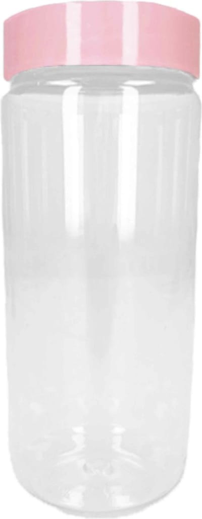 Forte Plastics Voorraadpot/bewaarpot - 650 ml - kunststof - oud roze - B7 x H18 cm