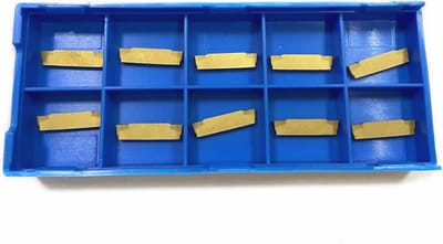 10 Stuks Carbide Inserts MGMN200 (2MM) voor Draaibank Grooving & Cut-Off Gereedschap