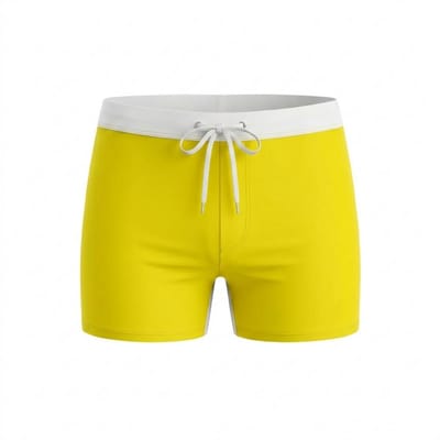 Swimshort Del Mar Yellow - Maat L - Zwemboxer Heren Geel - Swimwearclub