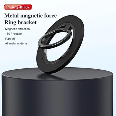 360° Magnetische Telefoon Ringhouder voor MagSafe Kickstand Magneet Grip voor iPhone 15 14 13 12 Pro Max Vinger Ringhouder Stand
