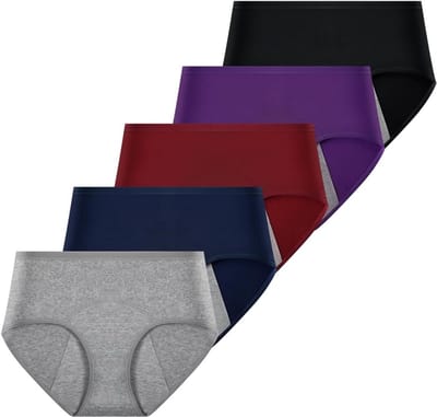 Comfortabele Menstruatieondergoed voor Tienermeisjes, Ademend en Waterdicht Katoenen Ondergoed voor Eerste Menstruatie, Beschermende Slipjes met Tamponoptie