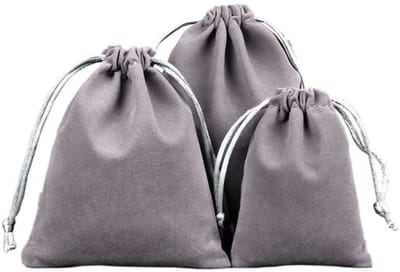 Fluwelen Sieradenzakjes - Cadeauzakjes voor Sieraden - 12 x 15 cm - Diverse Kleuren - Perfect voor Bruiloft, Kerst en Verjaardag