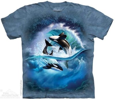 T-shirt Orca Wave M