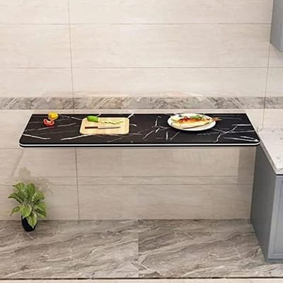 Opvouwbaar Wandbureau - Klaptafel Zwevend Bureau - Compact Werken - Ruimtebesparend Ontwerp - Diverse Maten Beschikbaar - Wit