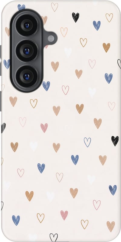 Tough Hoesje met Hartjes Samsung Galaxy S26 | Little Love Tough Case Geschikt voor Mag | Hartjes Print Backcover Samsung Galaxy S26 Heart Harmony