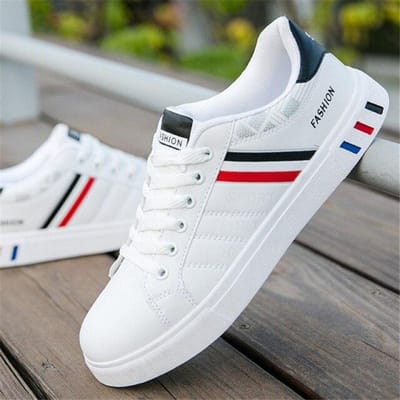 Herenschoenen Lente Pu Leer Casual Sneakers Comfortabele Herenschoenen Unisex Outdoor Wandelschoen Herenschoenen Zapatillas Hombre 41 gray