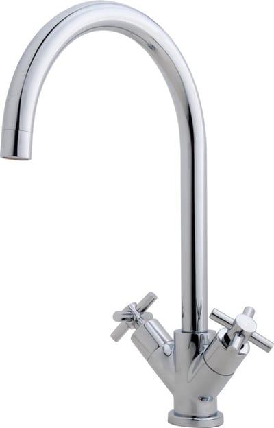 Mueller Cross keukenkraan chroom 2-knops