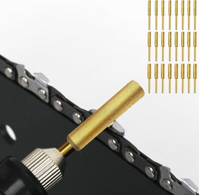 24-Delige Diamant Slijpbit Set voor Kettingzaag - Universele Maten (5/32", 3/16", 7/32")