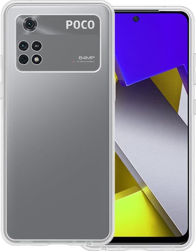 Hoesje Geschikt voor Xiaomi Poco X4 Pro 5G - Sterk & Shockproof - Hoes Cover - Siliconen Case - Transparant