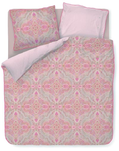 Pip Studio Moon Flower dekbedovertrek - Eenpersoons - 140 x 200/220 cm - Licht roze