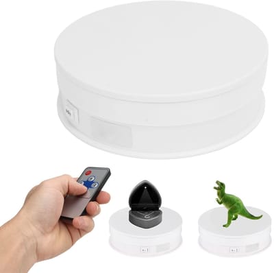 OmGoods - Dailygoody - 360 Graden Elektrische Draaitafel - Roterende Displaystandaard - Stil en Compact - 15 Cm Diameter - Perfect voor Fotografie en Presentati