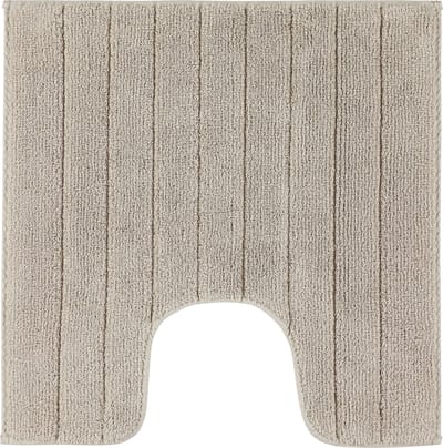 Casilin Toiletmat Vierkant - 59 x 59cm Luca - Antislip WC Mat Met Uitsparing - Waterabsorberende Badmat - Wasbaar en Sneldrogend - 100% Katoen - Beige, Sand
