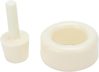 IJshoorntje Wafelmaker - Wafelkegel Roller - Zelf Lekkernijen Maken - Glad Antiaanbak Oppervlak - 5 x 12 cm - Wit
