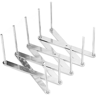 Égouttoir à vaisselle télescopique en acier inoxydable antidérapant réglable organisateur pour white