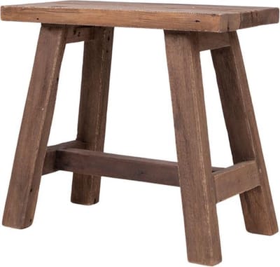 Artichok Jules driftwood houten bankje - 50 x 25 cm
