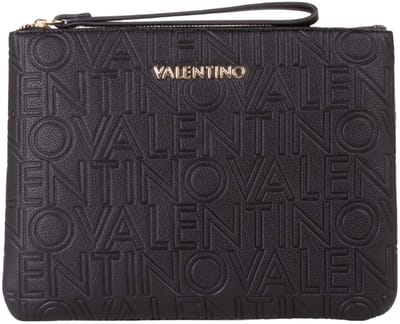 VALENTINO accessoiretas Pansy Soft Cosmetic Case Nero zwart