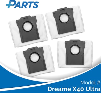 Dreame X40 Ultra Stofzakken (4 Stuks, Plus.Parts® alternatief voor RDB8)