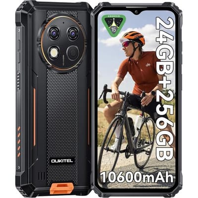 OUKITEL G1 6 GB + 256 GB duurzame smartphone - oranje