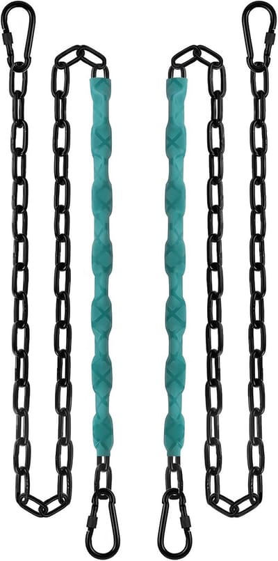 Sterke RVS Schommelketting 64 inch - Permanente Roestvrije Ophangset met 4 Karabijnhaken