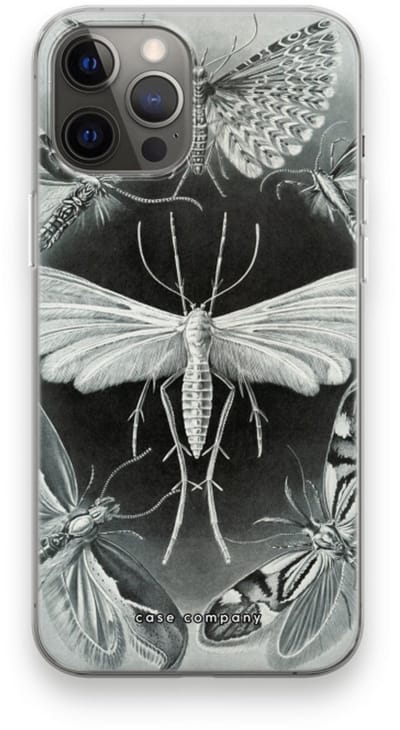Case Company® - Hoesje geschikt voor iPhone 12 Pro Max hoesje - Haeckel Tineida - Soft Cover Telefoonhoesje - Bescherming aan alle Kanten en Schermrand