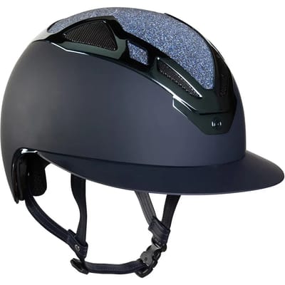 Suomy Apex Swarovski Dames Ruiterhelm Navy Blauw Mat - L