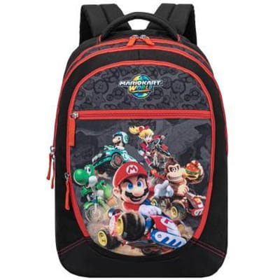 Nintendo Super Mario 43cm Rugzak 3 comp 32x45x18cm Boekentassen en rugzakken