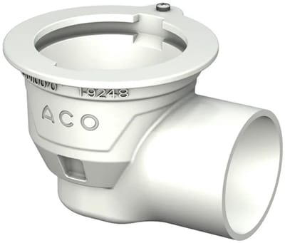 ACO Vloerafvoer Passavant DN100/1,5 graden/1,6l/s/houder/epoxy, 5569.70.20