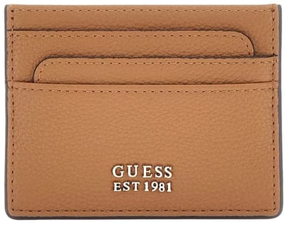 GUESS Kaarthouder Meridian SLG Card Holder Cognac Lichtbruin