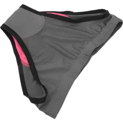 Sous-vêtement de cyclisme pour femme avec rembourrage 3D, short de vélo sous-vêtement, léger, séchage rapide, culotte de vélo pour femme, gris foncé XL black