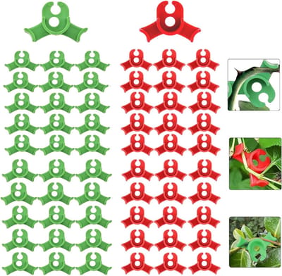 Famanu – Plantenbuigers - planttraining - buigclips - 90 graden lage stress trainingsclips - plantensteel-trainer - voor het buigen van plantenstammen en het veranderen van de groeirichting (groen