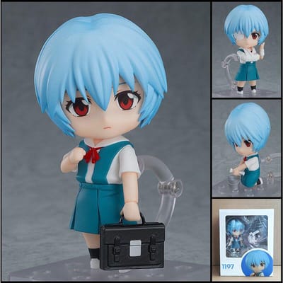 10cm #1202 Asuka #1197 Rei Ayanami Beweegbare Actiefiguur Gezichtsverwisseling Verzamelaar Model Bureau Decoratie Voor Anime Fans Cadeau