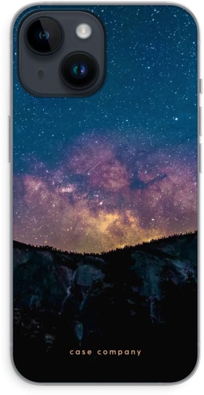 Case Company® - Hoesje geschikt voor iPhone 14 hoesje - Travel to space - Soft Cover Telefoonhoesje - Bescherming aan alle Kanten en Schermrand