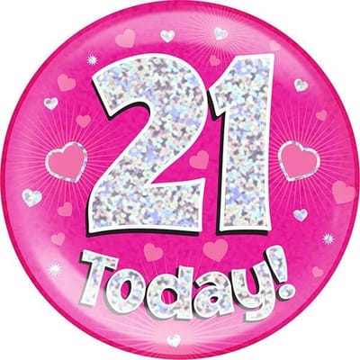 Oaktree - Mega Button 21 today Roze
