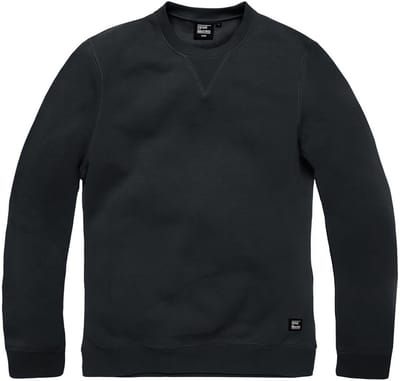 Vintage Industries Sweatshirt Greeley met ronde hals, zwart