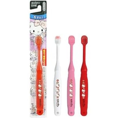 EBISU - Sanrio Hello Kitty Kids Toothbrush For Over 6 Years Old 1 pc - Random Color