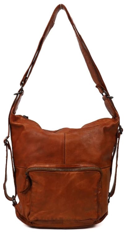 Bear Design Corina Leren Schoudertas / Rugzak - Cognac