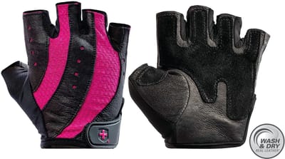 Harbinger Women's-Pro-WashєDry-fitness handschoenen Black/Pink