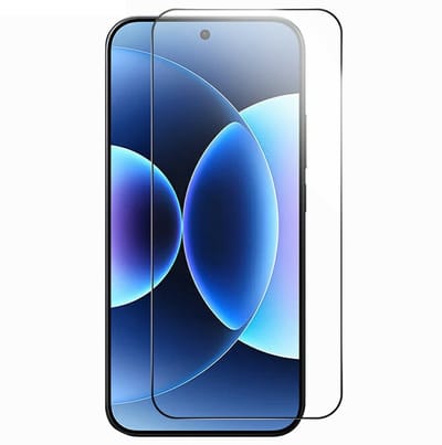 Coverup Screen Protector - Geschikt voor Xiaomi 17T Screen Protector - Coverup Full-Cover 9H Tempered Glass - Zwart