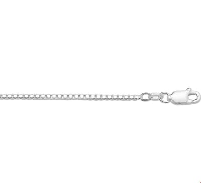 Zilveren Collier venetiaans 1 1001765 80 cm