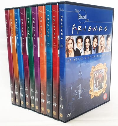 TV Serie FRIENDS - The Best Of - 10 DVD Collection met ieder 5 Beste Afleveringen Serie 1 t/m 10