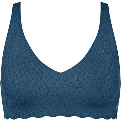 Sloggi Zero feel Soft Bra Bliss - Naadloze BH top - Kanten bralette met brede bandjes - M