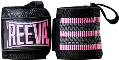 Reeva Wrist Wraps Roze - Wrist Wraps geschikt voor Fitness, Crossfit en Krachttraining - Wrist Wraps voor Heren en Dames