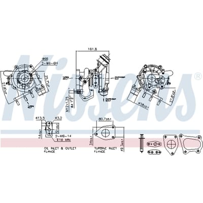 Supercharger, drukvulling NISSENS 93233