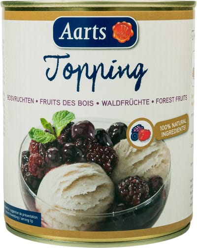 Aarts Bosvruchten topping - 85 cl