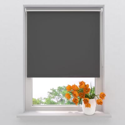 Rolgordijn Easy Mini - Verduisterend - Grey - 90x210